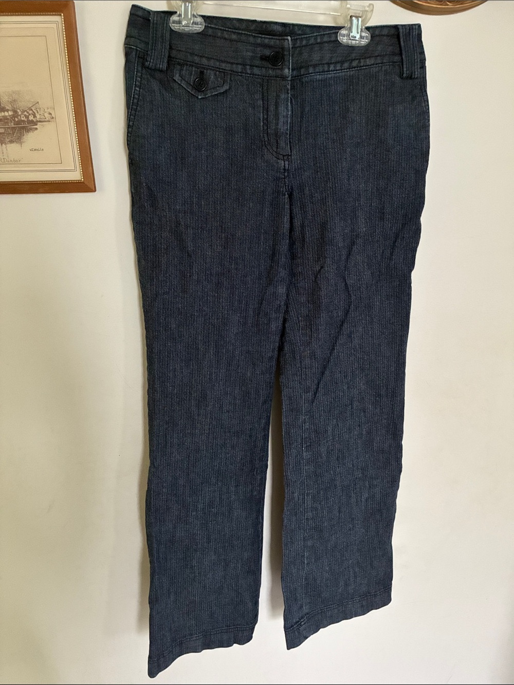 Talbots Dark Blue Straight-Leg Jeans